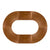 Chivari Capsule Bridge Serpentine Farm Table Kit - Seats 20 - Includes 4 Chestnut Serpentine Tables and 2 Rectangle Tables TFARM-SNKT-CHT5
