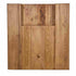 Chivari 96" x 40" Chestnut Finish Farm Table Conversion Kit for 96" x 30" Banquet Tables TFARMCKT9640-CHT-AX-T