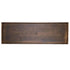 Chivari 96" x 40" Fruitwood Farm Table Conversion Kit for 96" x 30" Banquet Tables TFARMCKT9640-FTW-AX-T