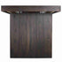 Chivari 96" x 40" Fruitwood Farm Table Conversion Kit for 96" x 30" Banquet Tables TFARMCKT9640-FTW-AX-T