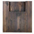 Chivari 96" x 40" Fruitwood Farm Table Conversion Kit for 96" x 30" Banquet Tables TFARMCKT9640-FTW-AX-T