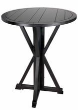 36" (3 Foot) Black Round Farm Cocktail Table