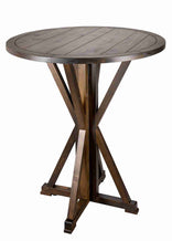36" (3 Foot) Fruitwood Round Farm Cocktail Table