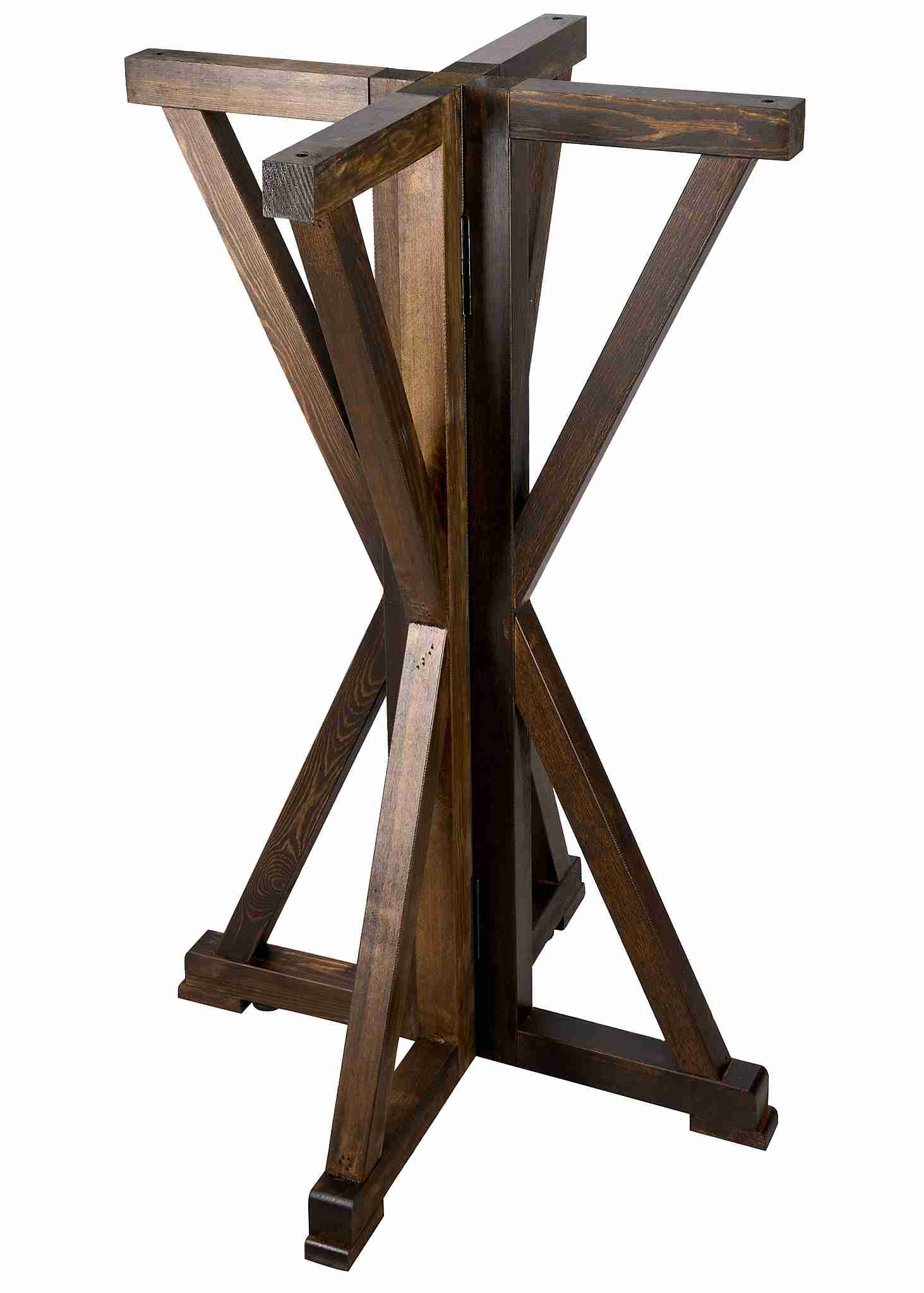 Chivari 36" (3 Foot) Fruitwood Round Farm Cocktail Table TFARMCKTL36-FR-AX-T