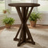Chivari 36" (3 Foot) Fruitwood Round Farm Cocktail Table TFARMCKTL36-FR-AX-T