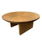 Chivari 72" Chestnut Farm Table Conversion Kit for 60 and 66" Round Plywood Tables TFARMCKTRD72-CHT-AX-T