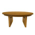 Chivari 72" Chestnut Farm Table Conversion Kit for 60 and 66" Round Plywood Tables TFARMCKTRD72-CHT-AX-T
