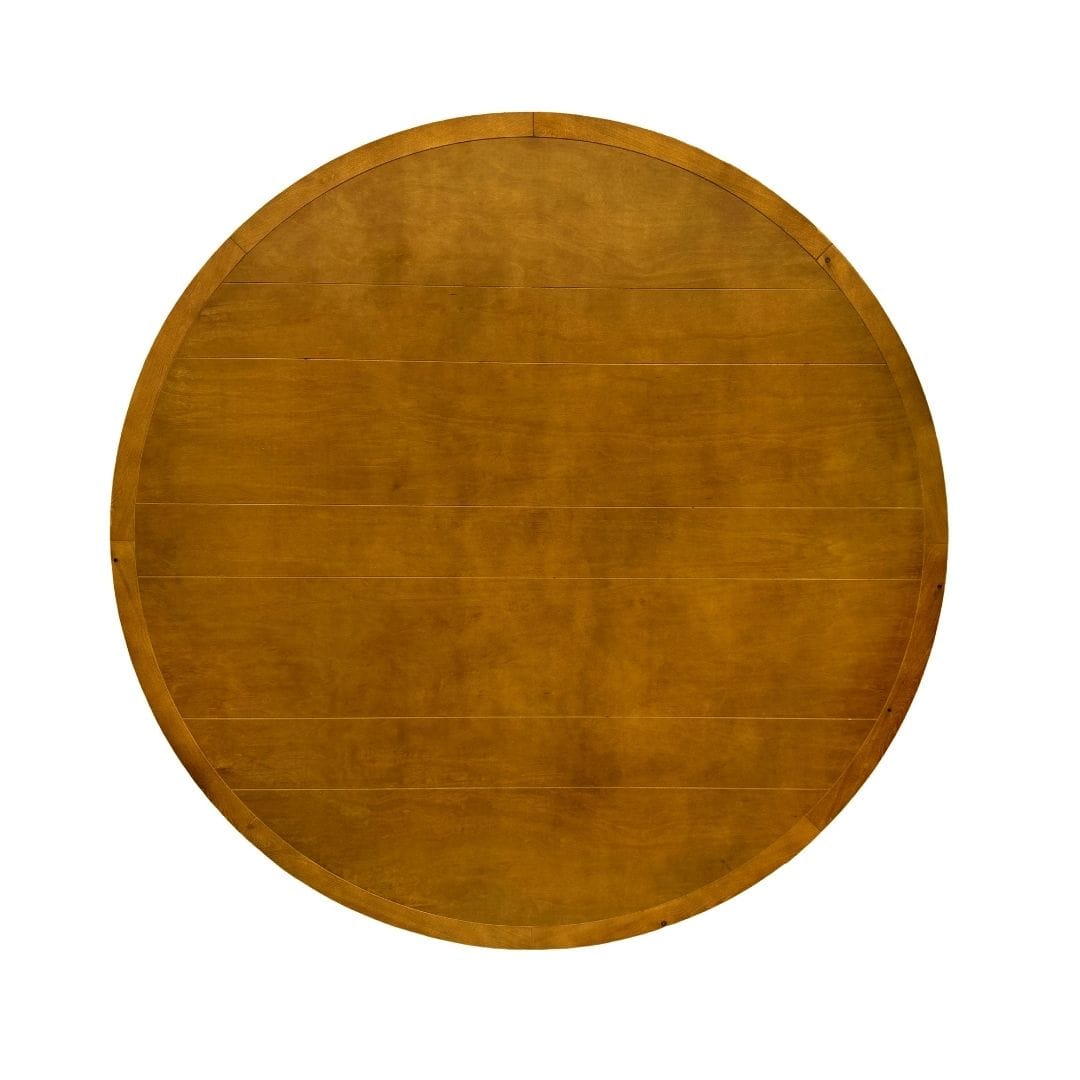 Chivari 72" Chestnut Farm Table Conversion Kit for 60 and 66" Round Plywood Tables TFARMCKTRD72-CHT-AX-T