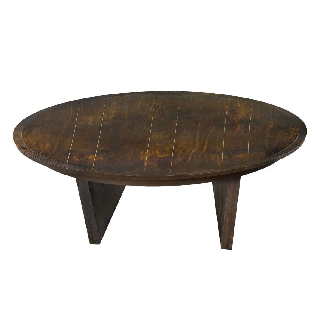 Chivari 72" Fruitwood Farm Table Conversion Kit for 60 and 66" Round Plywood Tables TFARMCKTRD72-FTW-AX-T