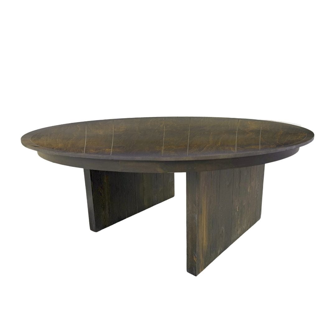 Chivari 72" Fruitwood Farm Table Conversion Kit for 60 and 66" Round Plywood Tables TFARMCKTRD72-FTW-AX-T