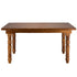 Chivari Elongated Serpentine Farm Table Kit - Seats 42 - Includes 4 Chestnut Serpentine Tables and 5 Rectangle Tables TFARM-SNKT-CHT2