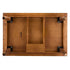 Chivari Capsule Bridge Serpentine Farm Table Kit - Seats 20 - Includes 4 Chestnut Serpentine Tables and 2 Rectangle Tables TFARM-SNKT-CHT5