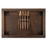 Chivari Elongated Serpentine Farm Table Kit - Seats 42 - Includes 4 Fruitwood Serpentine Tables and 5 Rectangle Tables TFARM-SNKT-FTW2