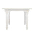 Chivari Capsule Bridge Serpentine Farm Table Kit - Seats 20 - Includes 4 White Distressed Serpentine Tables and 2 Rectangle Tables TFARM-SNKT-WD5