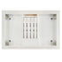 Chivari Elongated Serpentine Farm Table Kit - Seats 42 - Includes 4 White Distressed Serpentine Tables and 5 Rectangle Tables TFARM-SNKT-WD2