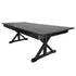 Chivari 96″ x 40″ (8 Foot) Black Rectangle X Leg Wood Farm Table TFARMRT9640-BLACK-X-LEG-AX-T