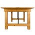Chivari 96" x 40" (8 Foot) Natural Rectangle Straight Leg Wood Farm Table TFARMRT9640-NATURAL-S-LEG-AX-T
