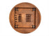 Chivari 60" (5 Foot) Chestnut Finish Round Thin Fluted Leg Wood Farm Table TFRMPLRD60-CHT-FL-AX