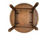 Chivari 60" (5 Foot) Chestnut Round Straight Leg Wood Farm Table TFRMPLRD60-CHT-ST-AX