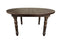 60" (5 Foot) Fruitwood Round Farm Table with Fluted Legs