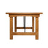 Chivari 72" x 40" (6 Foot) Chestnut Finish Rectangle Straight Leg Wood Farm Table TFRMPLRT7240-CHT-ST-AX