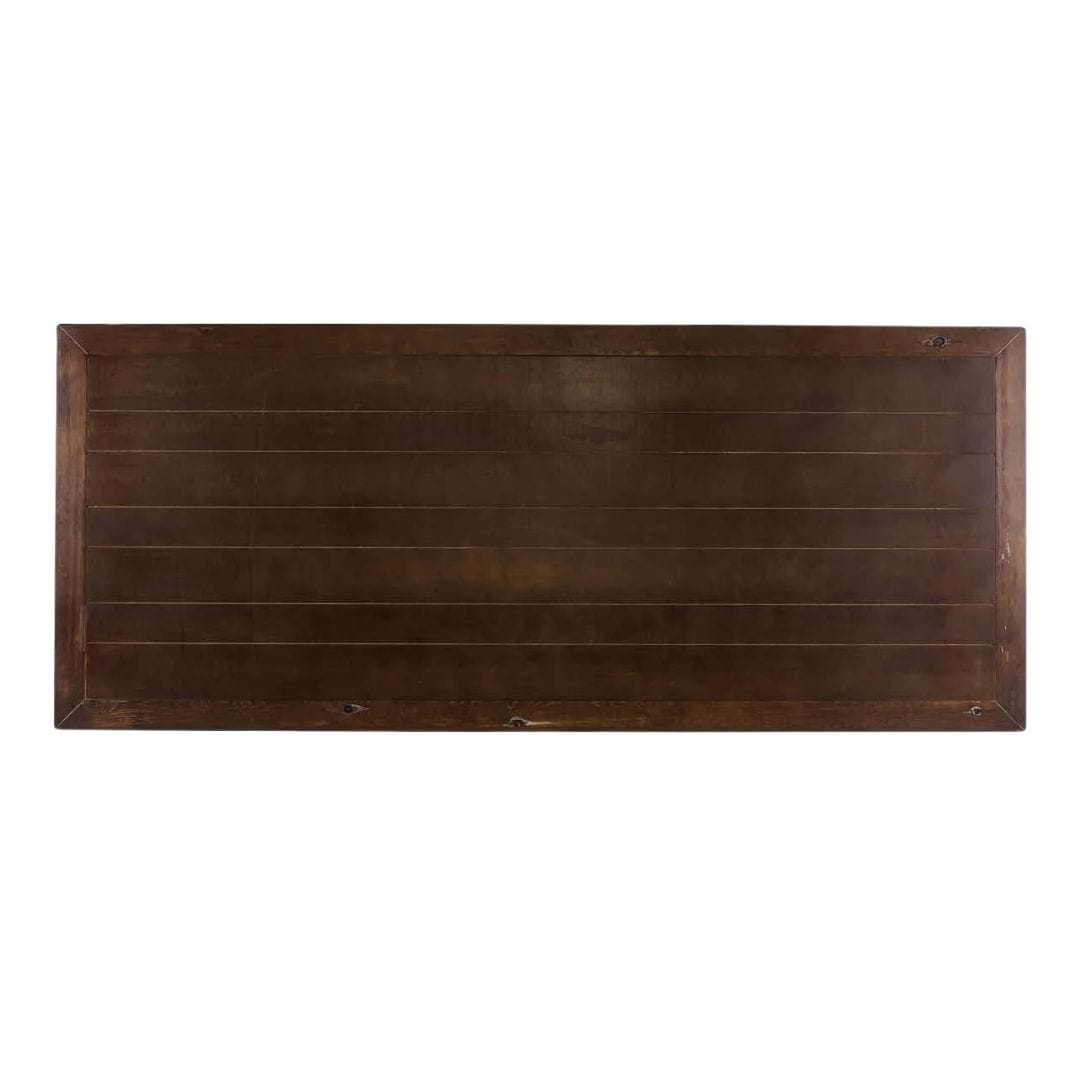 Chivari 72" x 40" (6 Foot) Fruitwood Rectangle Straight Leg Wood Farm Table TFRMPLRT7240-FTW-ST-AX