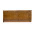 Chivari 96" x 40" (8 Foot) Chestnut Finish Rectangle Fluted Leg Wood Farm Table TFRMPLRT9640-CHT-FL-AX