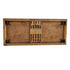 Chivari 96" x 40" (8 Foot) Chestnut Finish Rectangle Fluted Leg Wood Farm Table TFRMPLRT9640-CHT-FL-AX