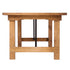Chivari 96" x 40" (8 Foot) Chestnut Finish Rectangle Straight Leg Wood Farm Table TFRMPLRT9640-CHT-ST-AX