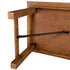 Chivari 96" x 40" (8 Foot) Chestnut Finish Rectangle Straight Leg Wood Farm Table TFRMPLRT9640-CHT-ST-AX