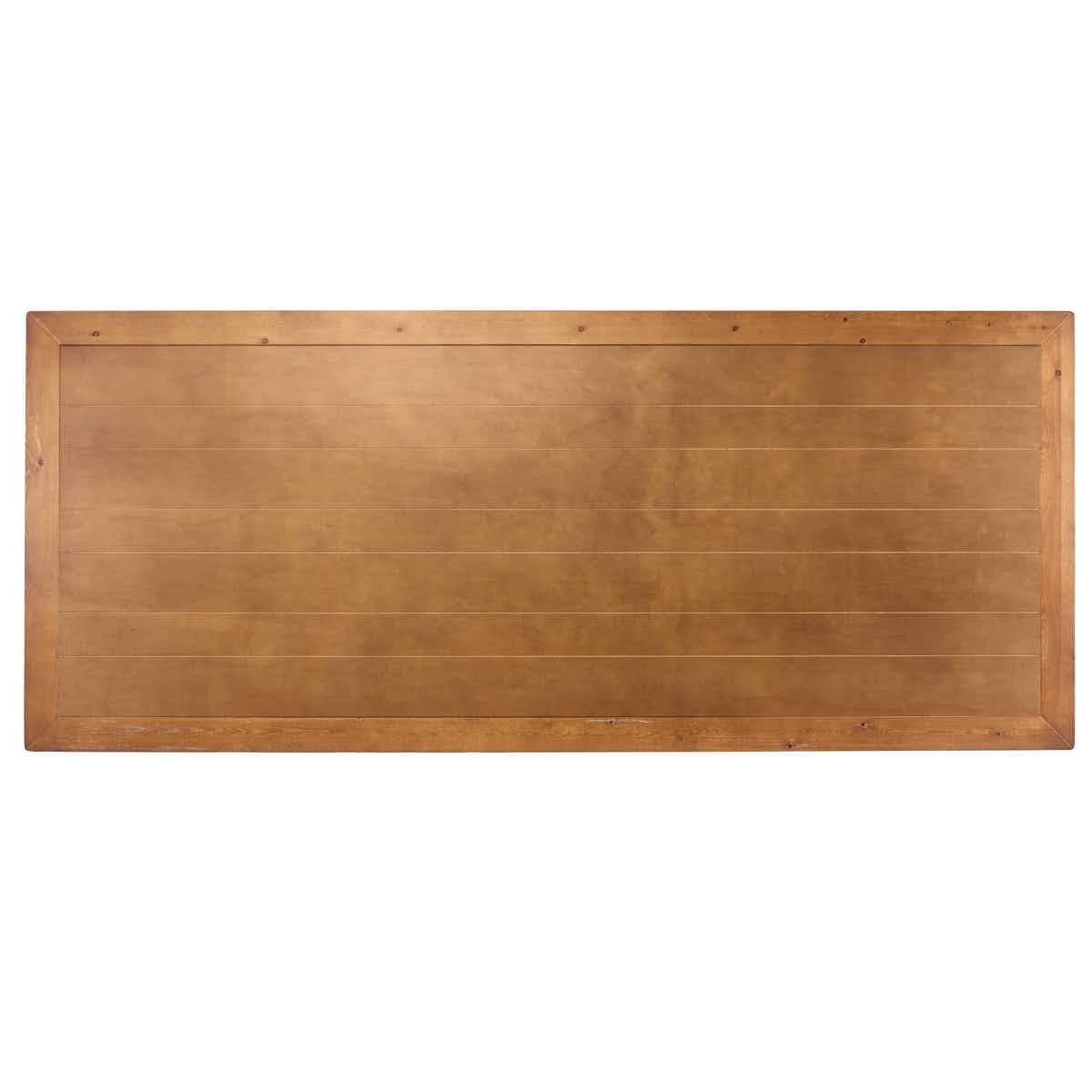 Chivari 96" x 40" (8 Foot) Chestnut Finish Rectangle X Leg Wood Farm Table TFRMPLRT9640-CHT-XL-AX