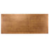 Chivari 96" x 40" (8 Foot) Chestnut Finish Rectangle X Leg Wood Farm Table TFRMPLRT9640-CHT-XL-AX