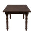 Chivari 96" x 40" (8 Foot) Fruitwood Rectangle Fluted Leg Wood Farm Table TFRMPLRT9640-FTW-FL-AX