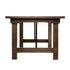 Chivari 96" x 40" (8 Foot) Fruitwood Rectangle Straight Leg Wood Farm Table TFRMPLRT9640-FTW-ST-AX