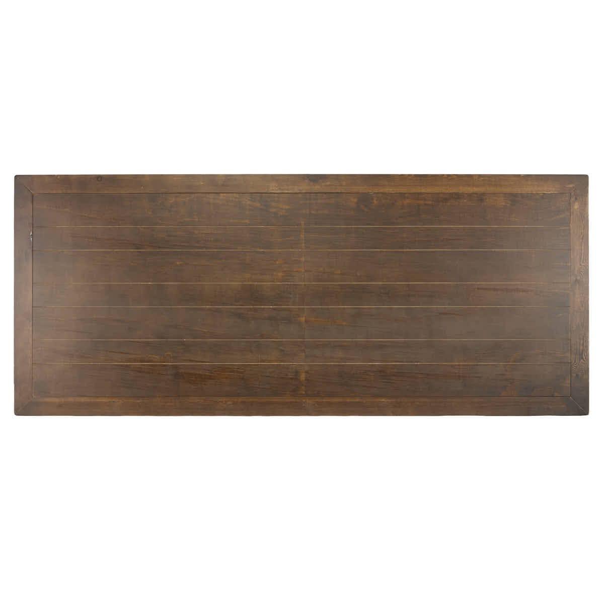 Chivari 96" x 40" (8 Foot) Fruitwood Rectangle X Leg Wood Farm Table TFRMPLRT9640-FTW-XL-AX