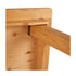 Chivari 96" x 40" (8 Foot) Natural Rectangle Straight Leg Wood Farm Table TFRMPLRT9640-NAT-ST-AX