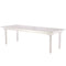 Chivari 96" x 40" (8 Foot) White Distressed Rectangle Thin Fluted Leg Wood Farm Table TFRMPLRT9640-WHD-FL-AX