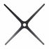 Chivari Black 36" Round Plywood Cocktail Table Kit TKITRD36BLK-AX-T