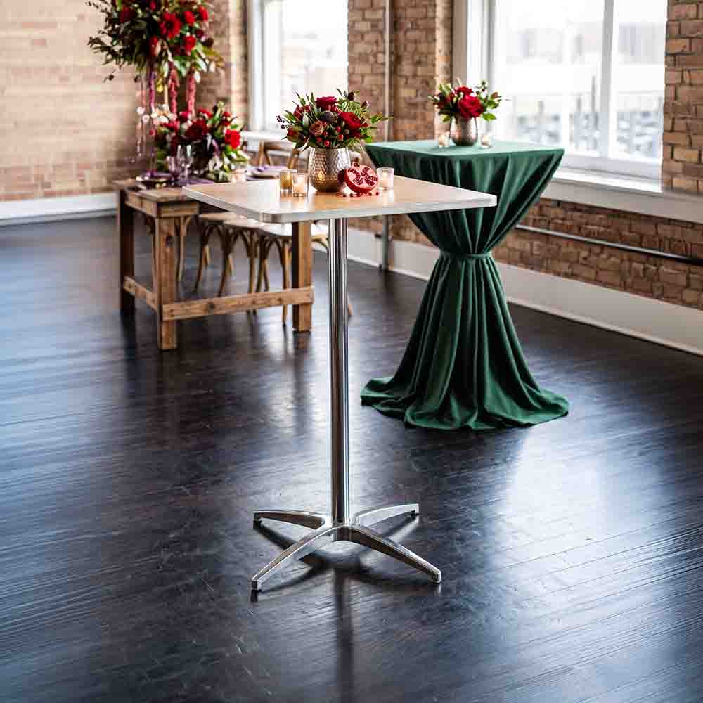 Chivari 30" Square Plywood Cocktail Table Kit TKITSQ30M-AX-T
