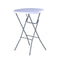 Chivari 32" Round White Plastic Cocktail Table TPLSRD32COCKTAIL-LF-T