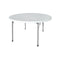 48" (4 Foot) Round Heavy Duty Plastic Folding Table with Steel Skeleton