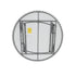 Chivari 48" (4 Foot) Round Heavy Duty Plastic Folding Table with Steel Skeleton TPLSRD48-ST-LFT