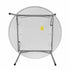 Chivari 60" (5 Foot) Round Heavy Duty Plastic Folding Table with Steel Skeleton TPLSRD60-ST-LFT