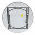 Chivari 60" (5 Foot) Round Heavy Duty Plastic Folding Table with Steel Skeleton TPLSRD60-ST-LFT