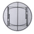 Chivari 72" (6 Foot) White Plastic Round Table Steel Skeleton™ TPLSRD72-LF-T