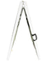 Chivari 96" x 30" (8 Foot) Rectangle Heavy Duty  Fold-In-Half Plastic Table TPLSRT9630-BF-AX-T
