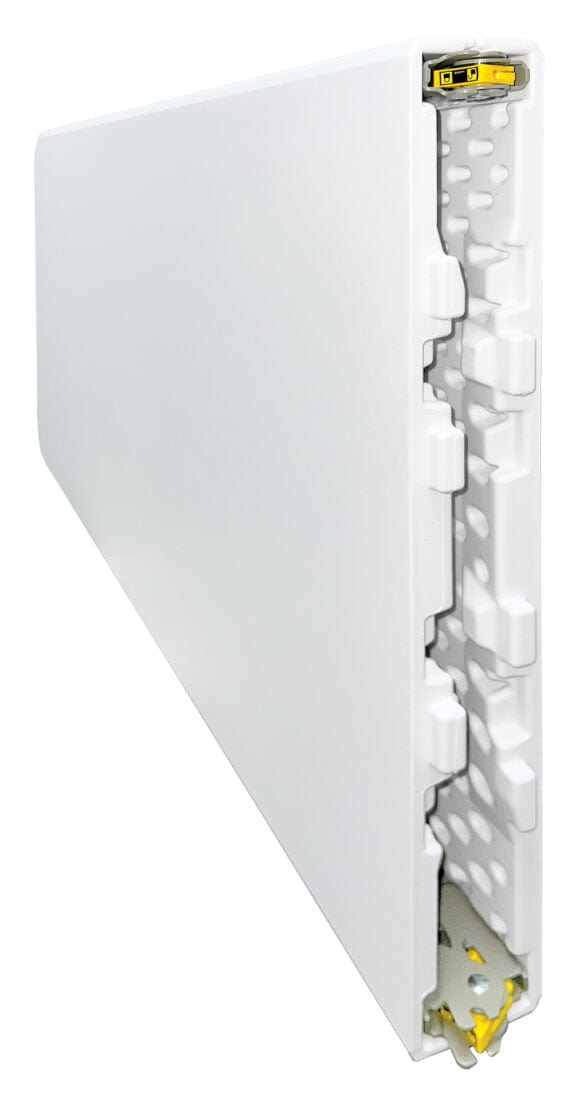 Chivari 96" x 30" (8 Foot) Rectangle Heavy Duty  Fold-In-Half Plastic Table TPLSRT9630-BF-AX-T