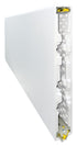 Chivari 96" x 30" (8 Foot) Rectangle Heavy Duty  Fold-In-Half Plastic Table TPLSRT9630-BF-AX-T
