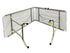 Chivari 96" x 30" (8 Foot) Rectangle Heavy Duty  Fold-In-Half Plastic Table TPLSRT9630-BF-AX-T