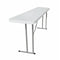 Chivari 72" x 18" (6 Foot) Rectangle Plastic Folding Table TPLSRT7218-LFT